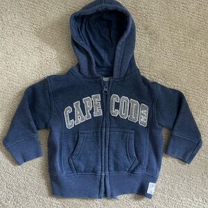 Infant Cape Cod Zip Up Hoodie from Cuffy’s - size 6 months
